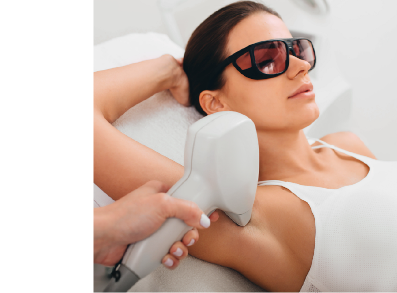 Dauerhafte Laserhaarentfernung bei Bella Waxing